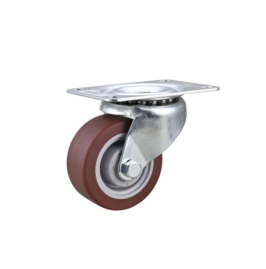 Projex 9276 Swivel Hard Rubber Rigid Caster, 210 Lb, 3 inch