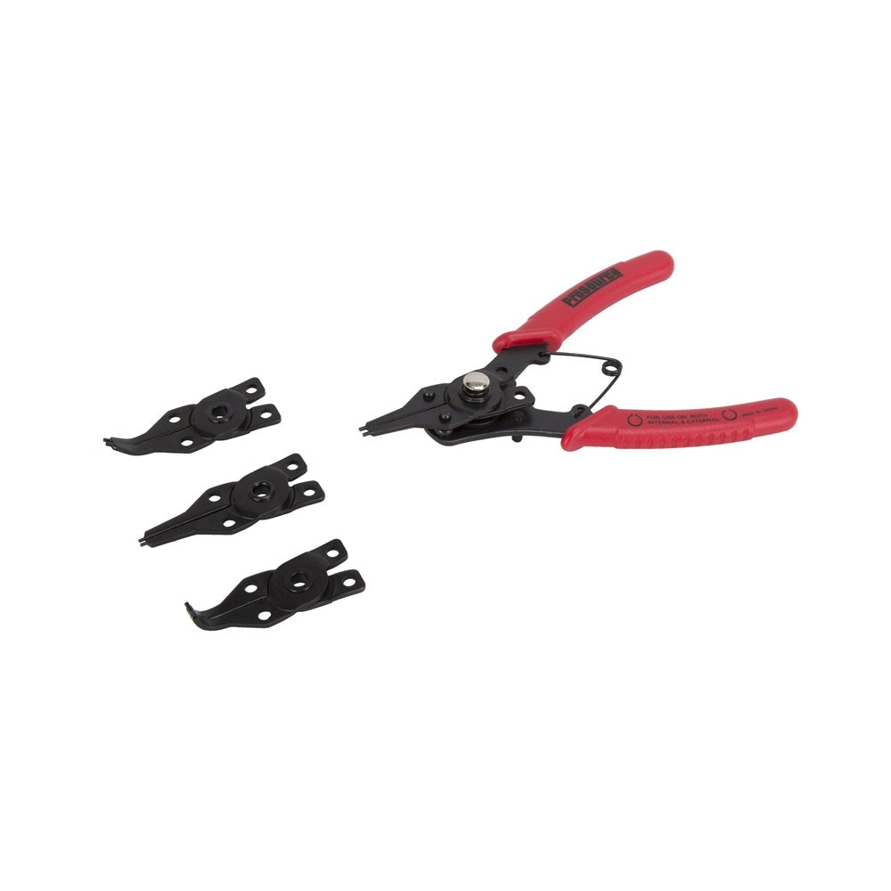 ProSource 10002-PRP-53L Snap Ring Plier Set, Red Handle