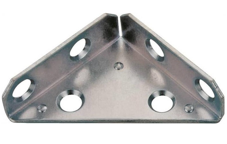 Prosource 22491ZCB-PS Triangle Corner Brace, 3" x 13/16", Zinc Plated