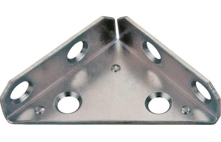 Prosource 22492ZCB-PS Corner Braces, Steel - Triangle, 4" x 5/16"