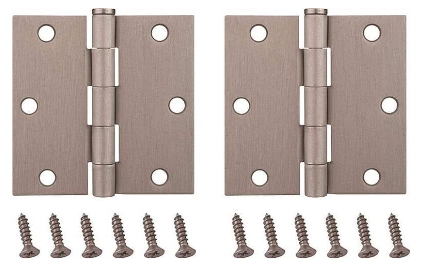 Prosource BH-202SN-PS Residential Door Hinges, Satin Nickel