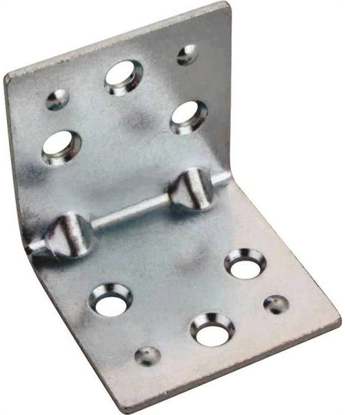 Prosource BH-606PS Double Wide Corner Braces, Zinc Plated, 2-1/2"