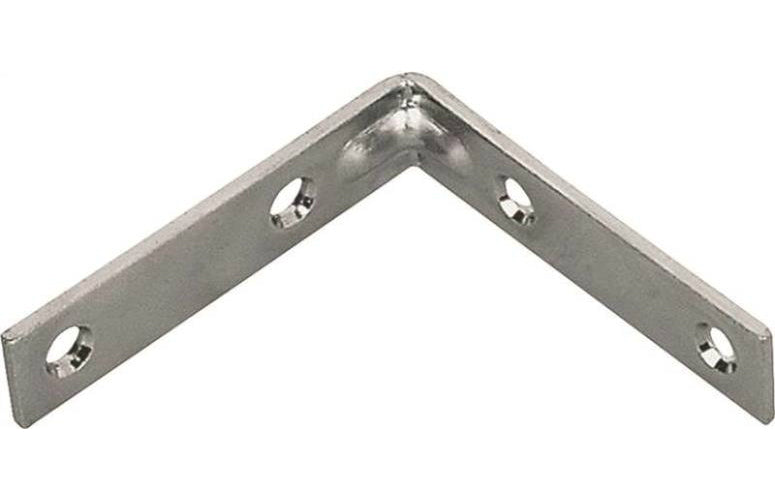 Prosource CB-G01-C4PS Steel Corner Braces, Galvanized, 1" x 1/2"