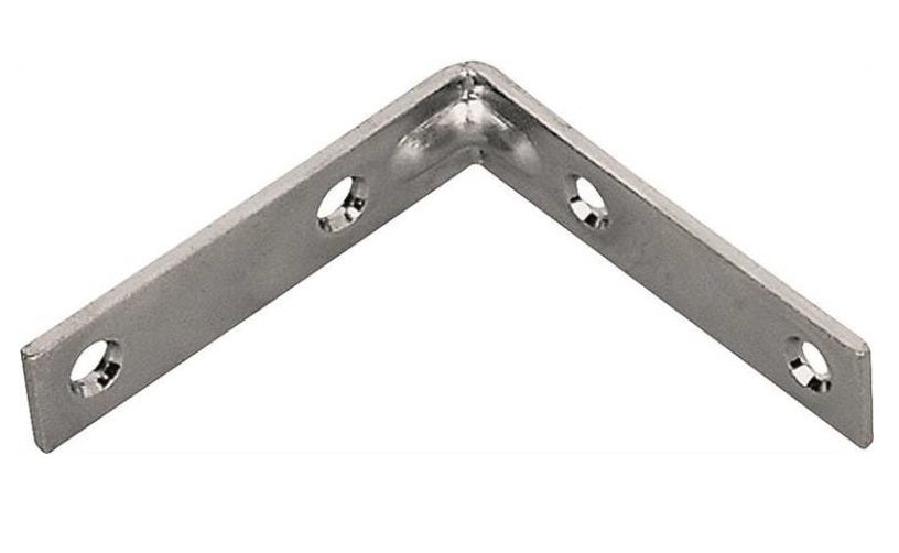 Prosource CB-G04-C4PS Corner Braces, Steel, 4"  x 7/8"