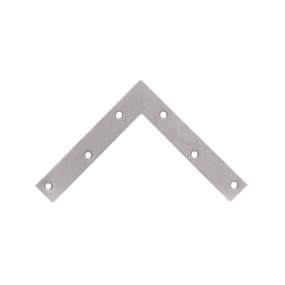 Prosource FC-G06-01PS Flat Corner Brace, Steel, 6", Galvanized