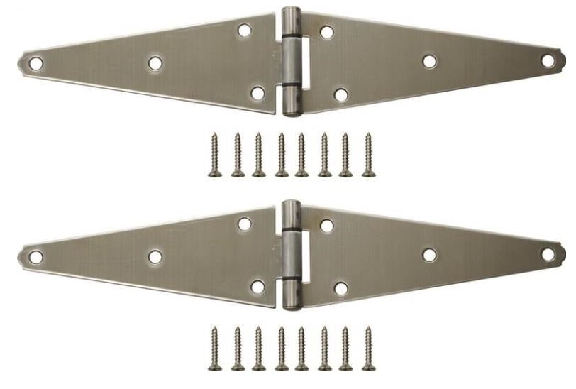 Prosource HSH-S06-C1PS Heavy-Duty Strap Hinges, Steel, 5"