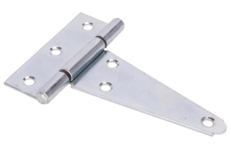 ProSource HTH-Z04-013L Heavy Duty T-Hinge, Steel, Zinc Plated, 4"