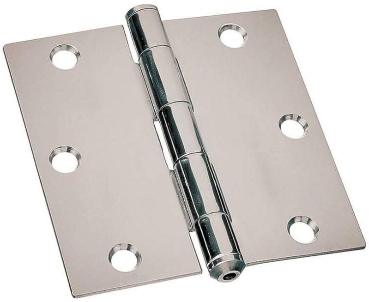 Prosource LR-039-PS Wide Utility Hinge, Steel, 2-1/2" x 2-1/2", Zinc Plated