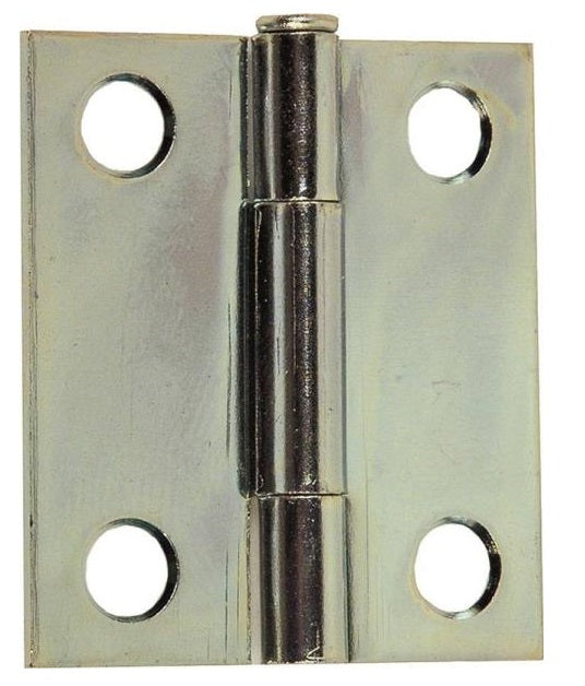 Prosource LR-052-PS Square Corner Narrow Utility Hinges, Steel, 1" x 1"