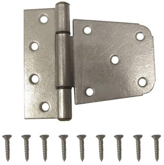 Prosource LR-182-PS Single Gate Hinge, 3-1/3", Galvanized