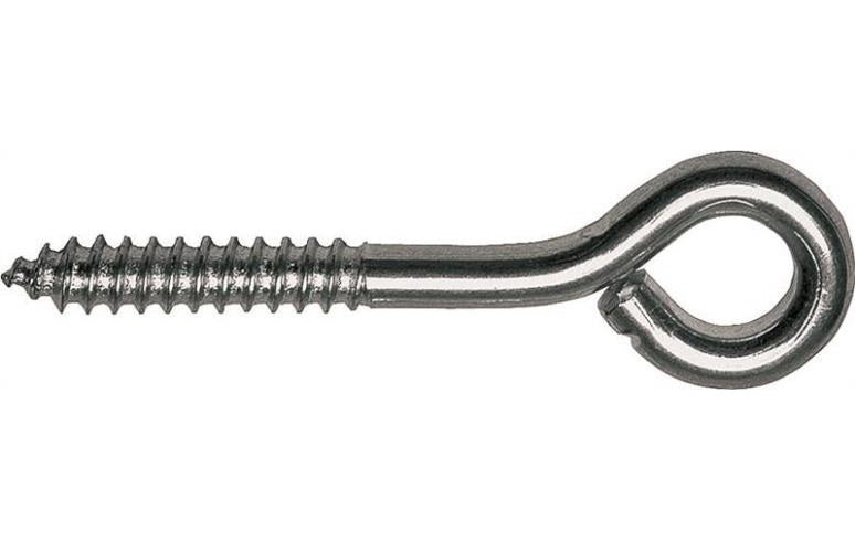 Prosource LR-206-PS Screw Eyes, Large - Steel, 13/32" x 1-3/8"