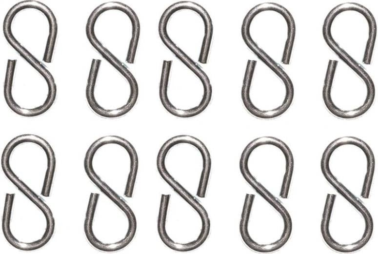 Prosource LR-377-PS Closed  S-Hooks, Steel, 1-1/8"