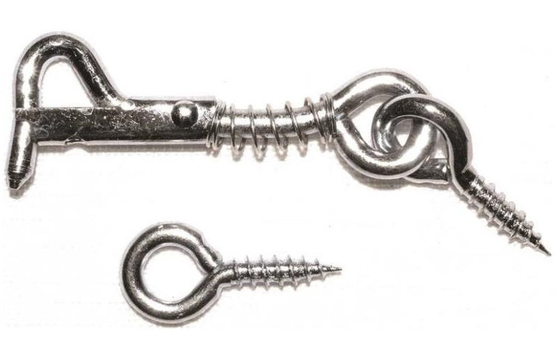 Prosource LR-410-PS Safety Gate Hooks & Eyes, 2", Zinc Plated