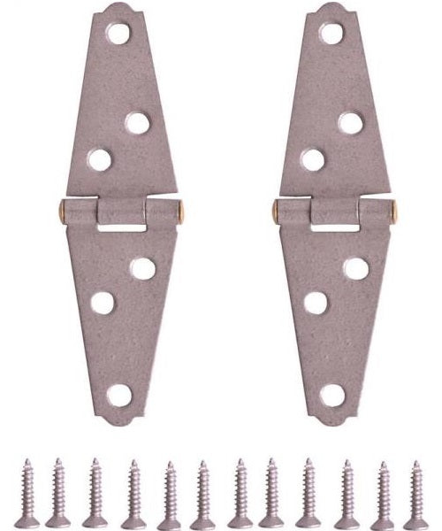 Prosource LSH-G02-C2PS Strap Hinges, Steel, 2"