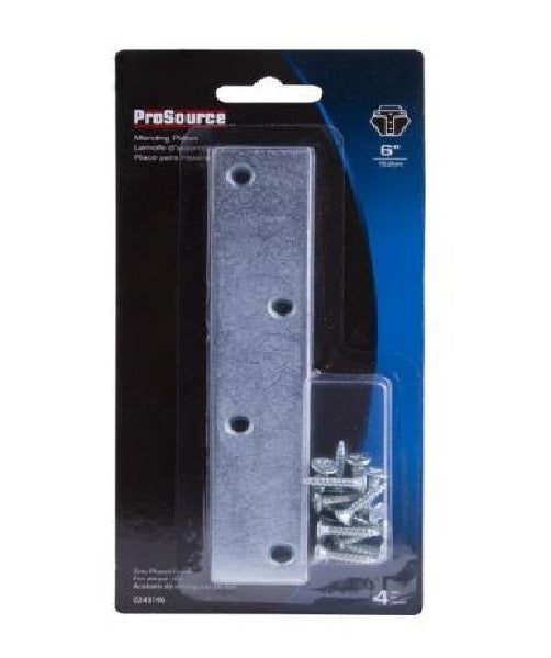 Prosource MP-Z06-C4PS Steel Mending Plates, 6" X 1-1/8"