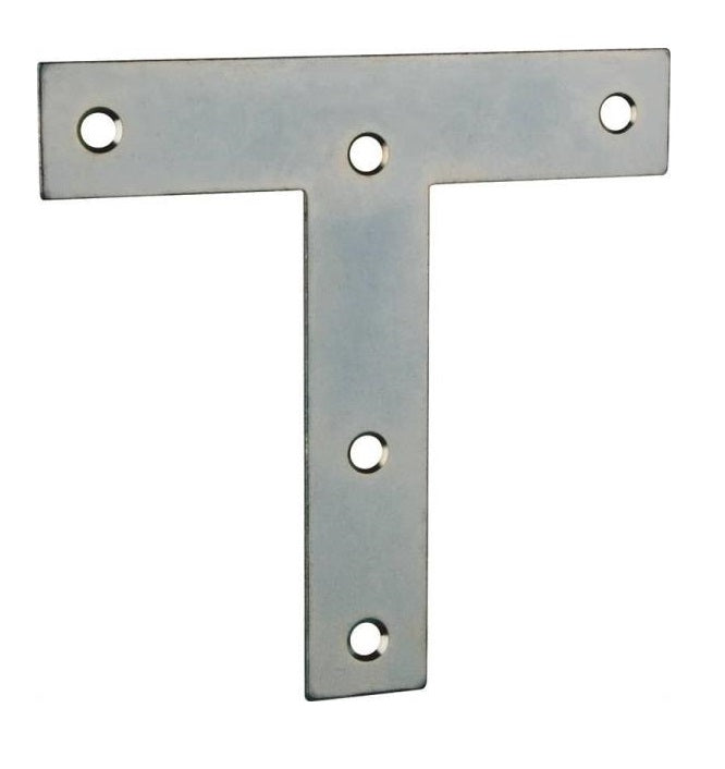 Prosource TP-Z05-C2PS T-Plates, Steel, Zinc Plated, 5" x 5"