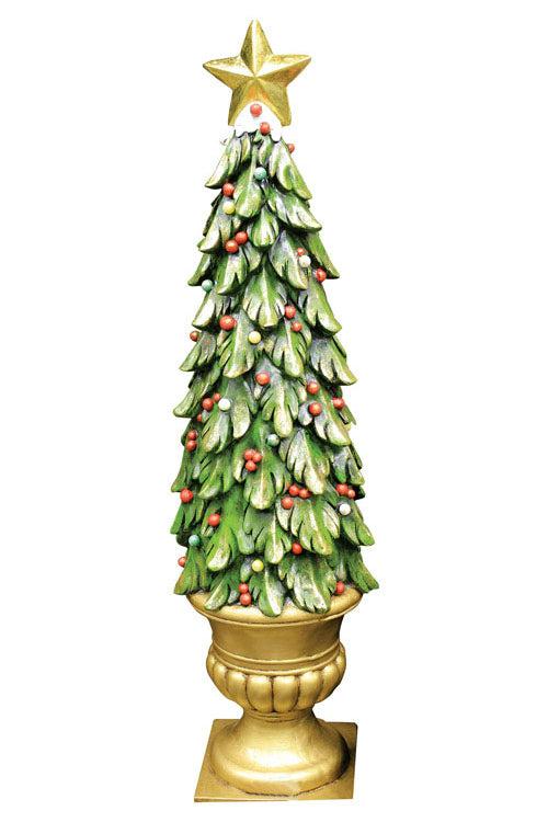 Puleo 173-6011L Christmas Tree Decoration, Resin