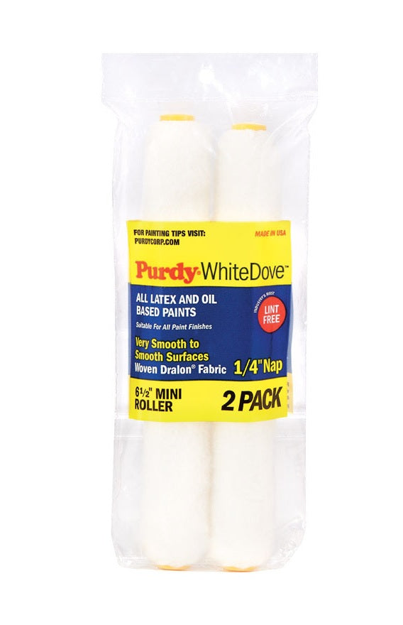 Purdy 140605060 Paint Roller Cover, 6-1/2" x 1/4", 2 Pack
