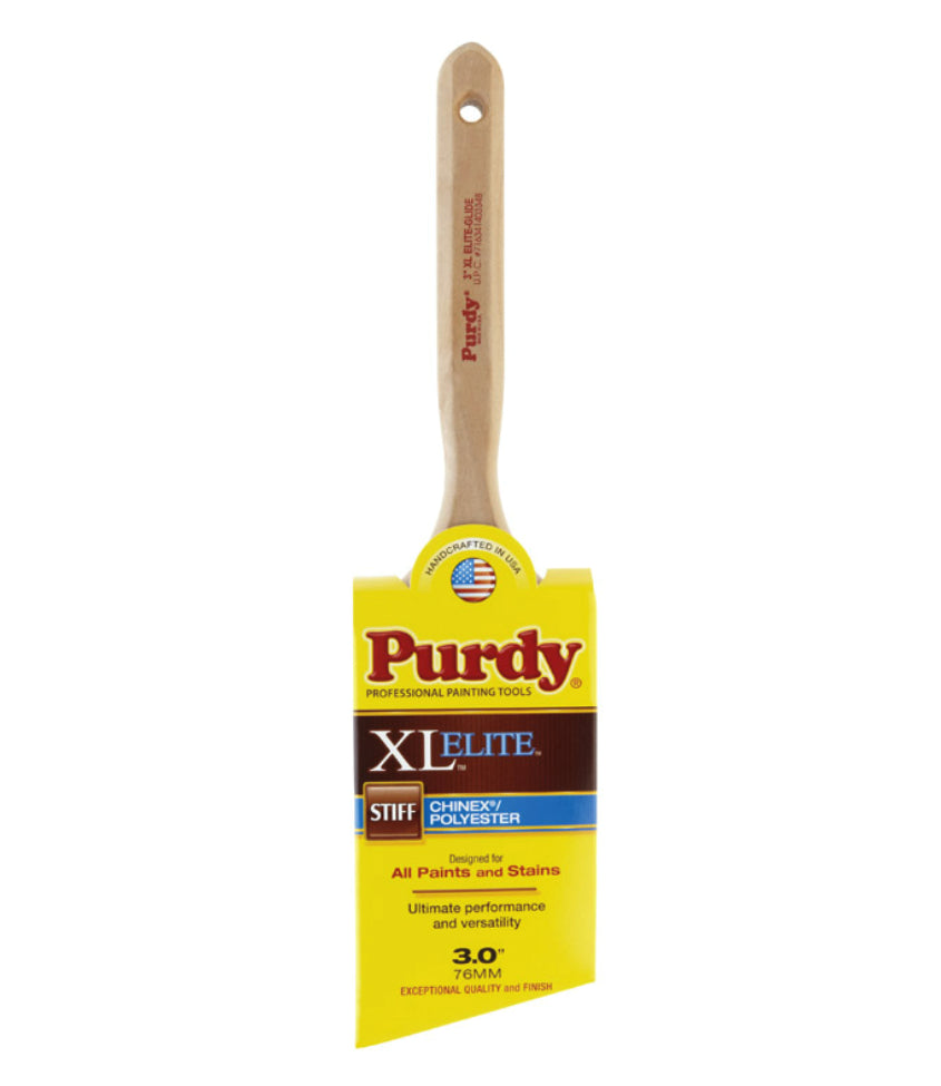 Purdy 144152530 Wide Angle Synthetic Bristle Paint Brush, 3"