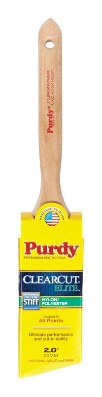 Purdy 144152820 Clear Cut Elite Glide Paint Brush, 2"