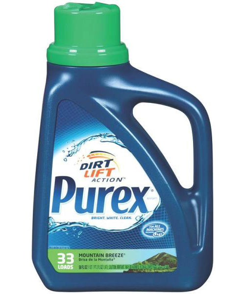 Purex 04956 Liquid Laundry Detergent, Mountain Breeze, 50 Oz