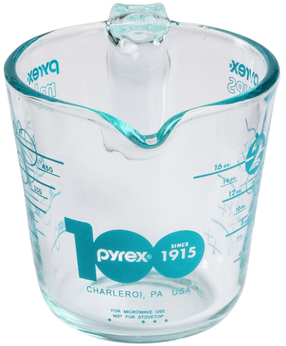 Pyrex 2 Cup Anniversary Measuring Cup - BLUE 