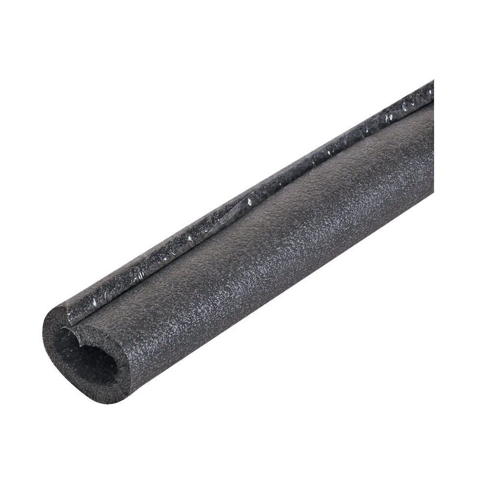 Quick R Products 13812 Wall Pipe Insulation, 1-1/4 x 5', Polyethylene Foam