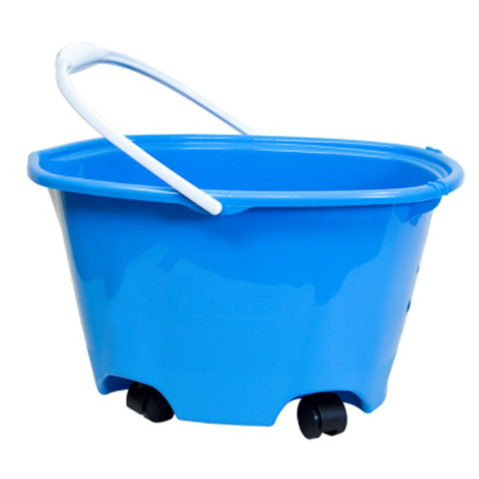 Quickie 20000ZQK Home Pro Ez Glide Blue Bucket On Wheel, 5 Gallon