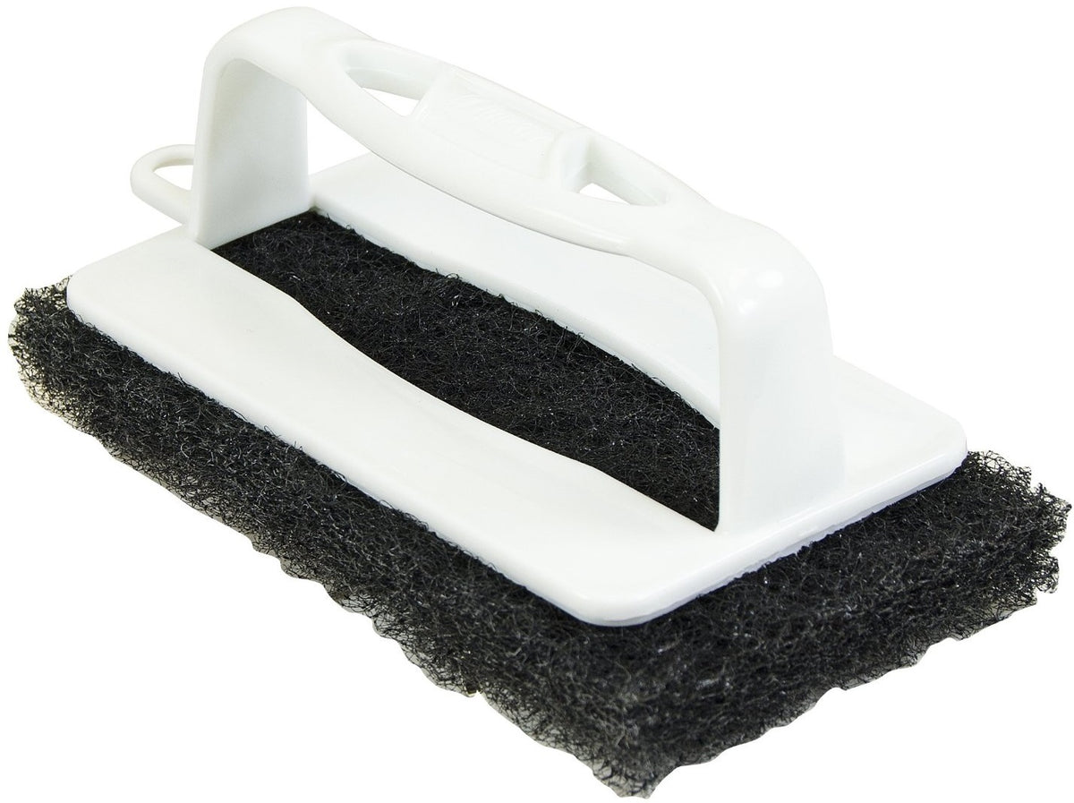 Quickie 207372 Heavy-Duty Scrubber, Black/White, 3.5 in