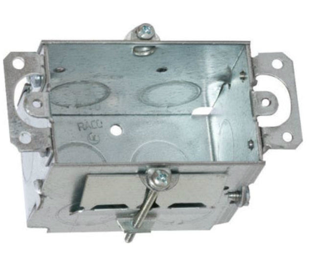 Raco 506 Steel Switch Box With Conduit Knockouts, 2-1/2