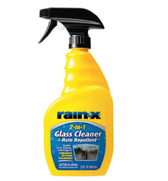 Rain-X 5071268 2-in-1 Glass Cleaner and Rain Repellant, 23 oz