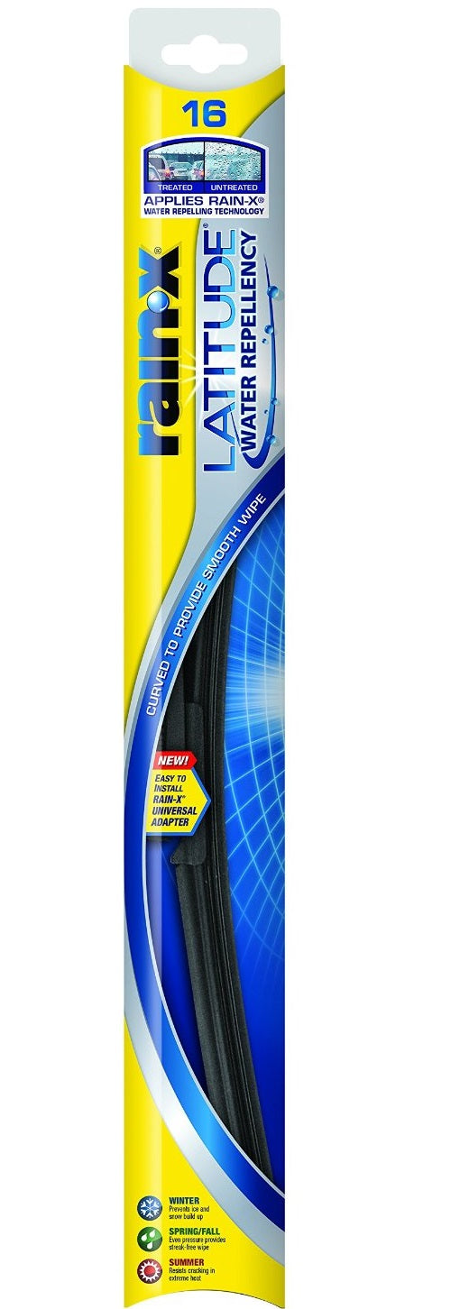 Rain-X 5079274-2 Latitude Water Repellency Wiper Blade, 16"