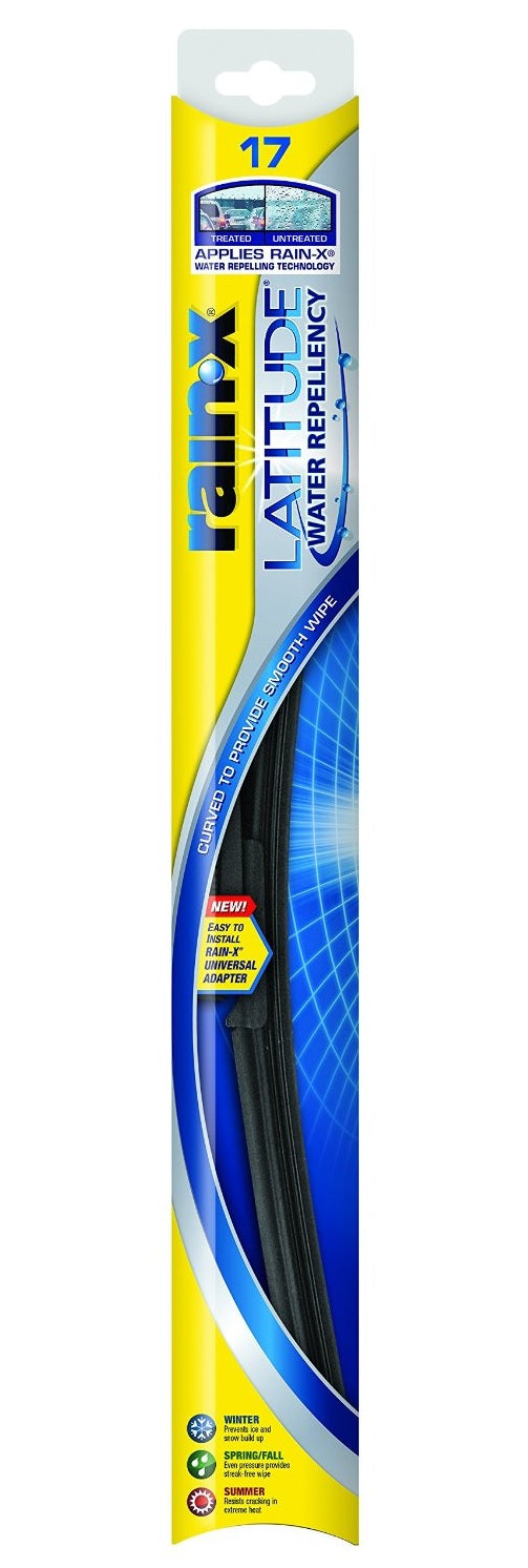 Rain-X 5079283-2 Windshield Wiper Blade, 17", Black