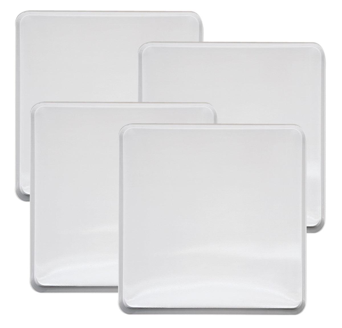 Range Kleen 563 Square Burner Kover, Set of 4, White