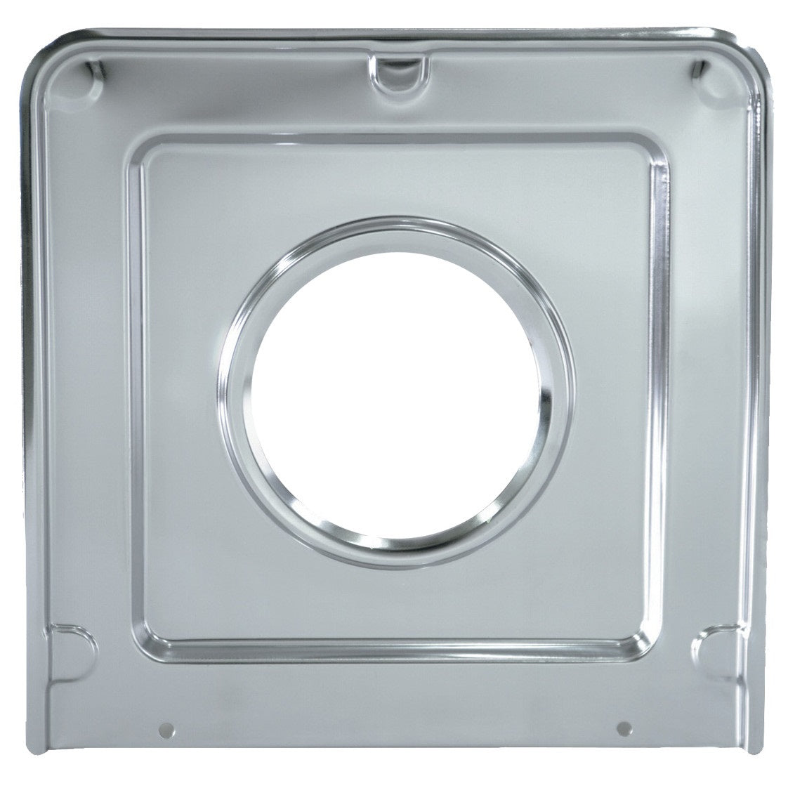 Range Kleen SGP-401 Square J-Series Gas Drip Pan, Chrome