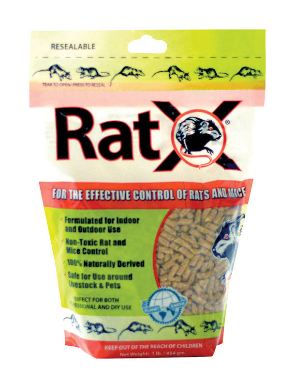 RatX 620100 Rodent Bait For Rats and Mice Granule, 8 oz.