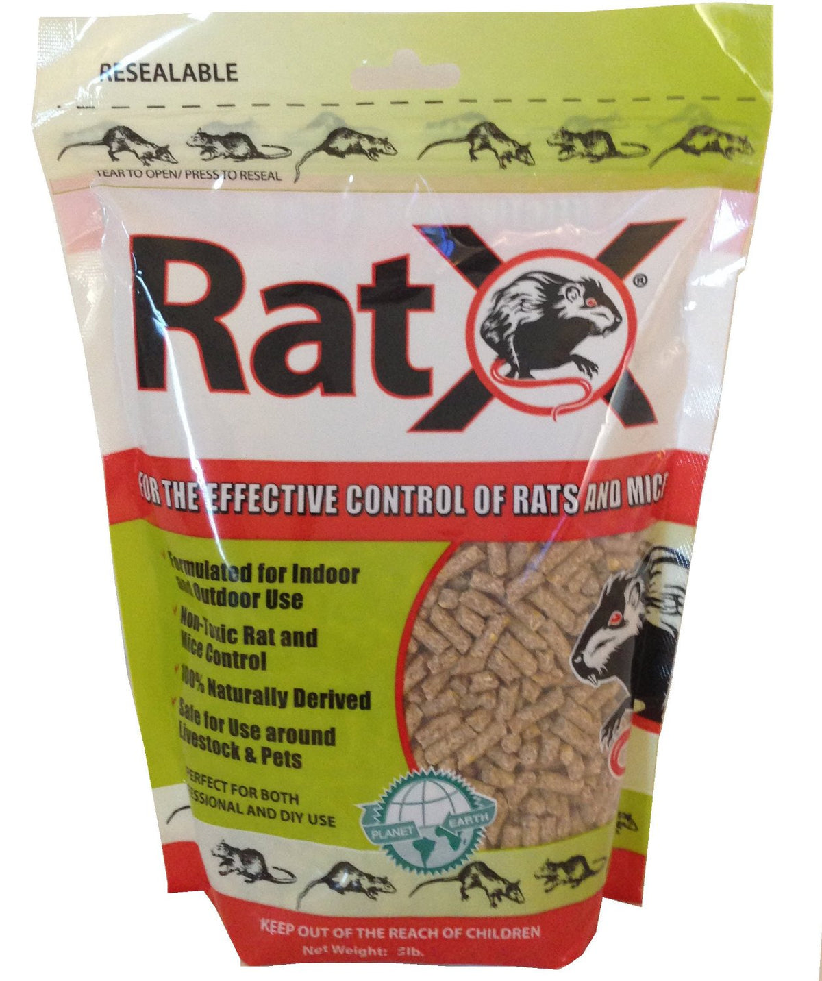 RatX RX-03 Rats And Mice Control, 3 lbs