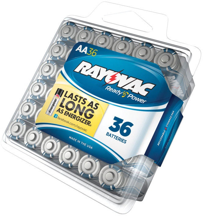 Rayovac 815-36PPF Alkaline AA Batteries