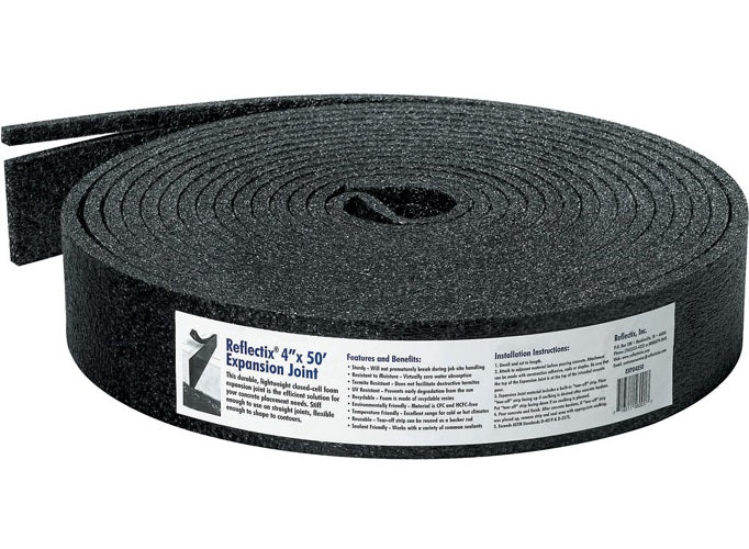 Reflectix EXP04050 Expansion Joint, 4" x 50', Black