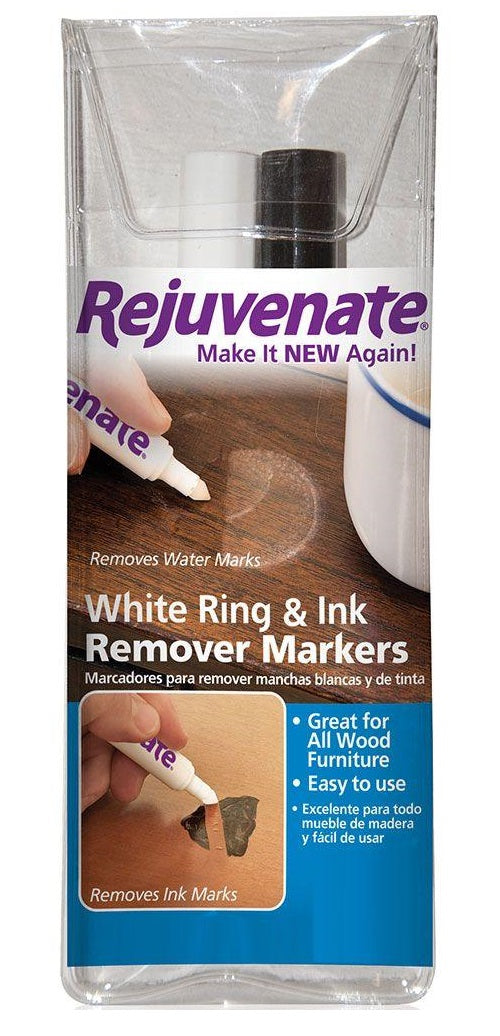 Rejuvenate RJ2RM Ring & Dark Ink Stain Remover Marker, Clear, 2 Piece