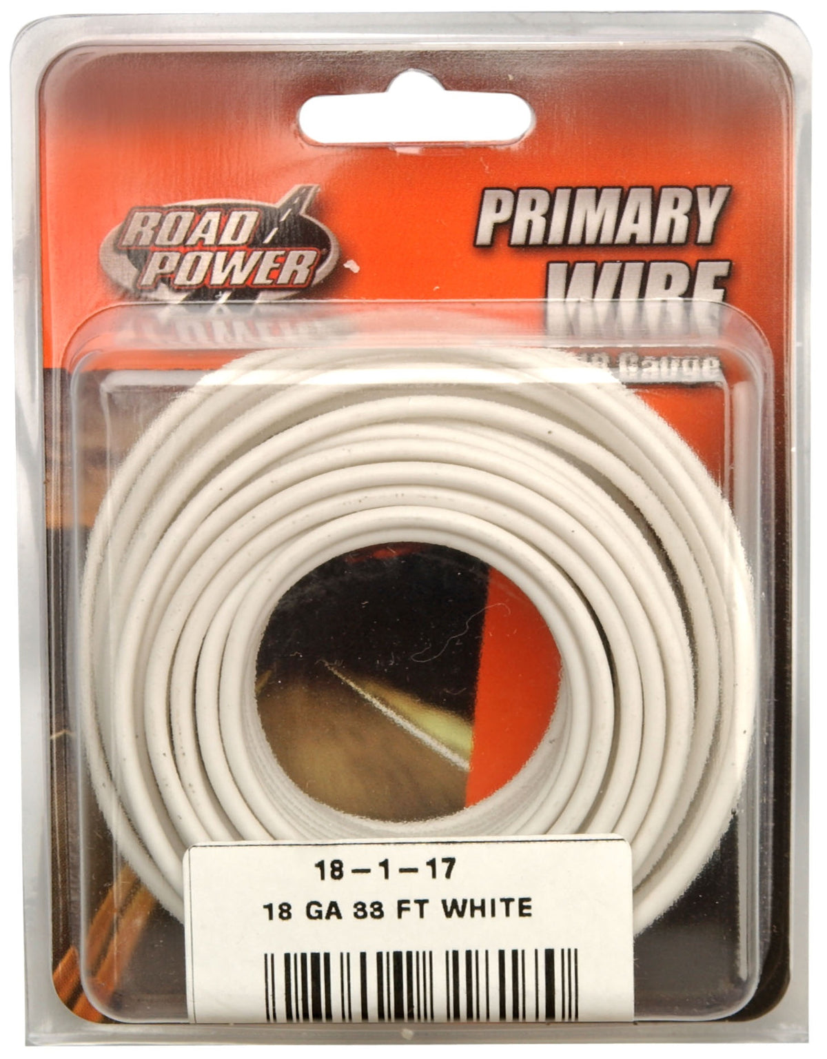 Road Power 55667233 Primary Electrical Wire, 18 Guage, 33', White