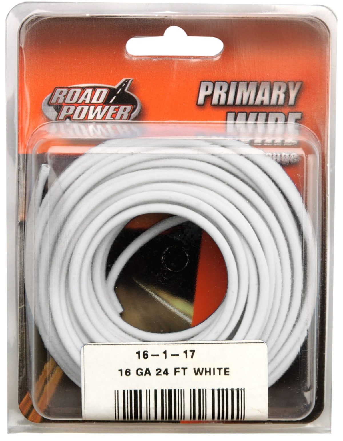 Road Power 55667933 Primary Electrical Wire, 16 Gauge, 24', White