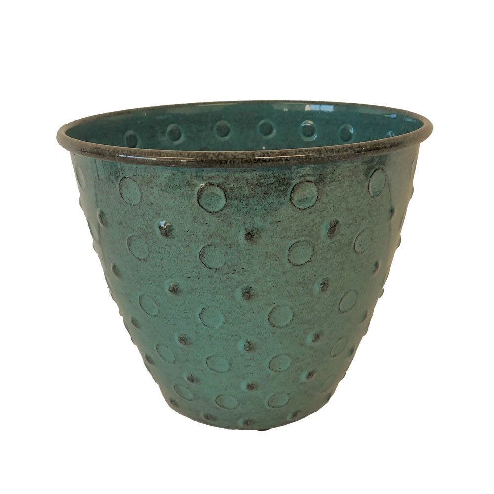 Robert Allen MPT02540 Mandalay Round Planter, 6 Inch