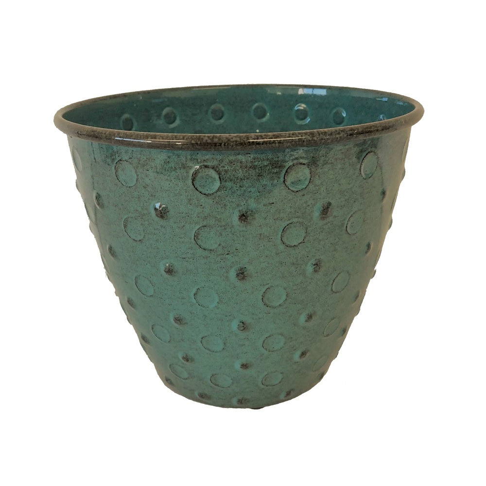Robert Allen MPT02543 Mandalay Round Planter, 8 Inch