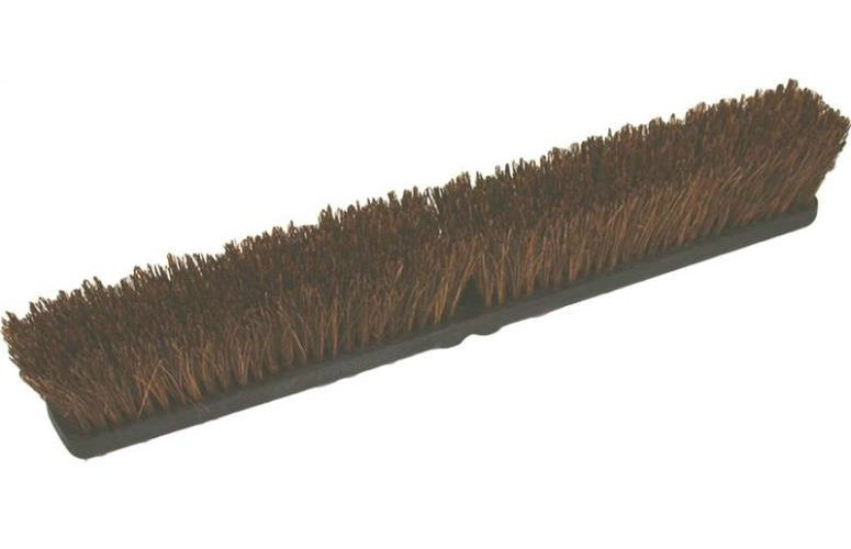 Birdwell Cleaning 2024-12 Push Broom Head, Natural Palmyra Fiber, 24 X 2-5/8 X 7/8"