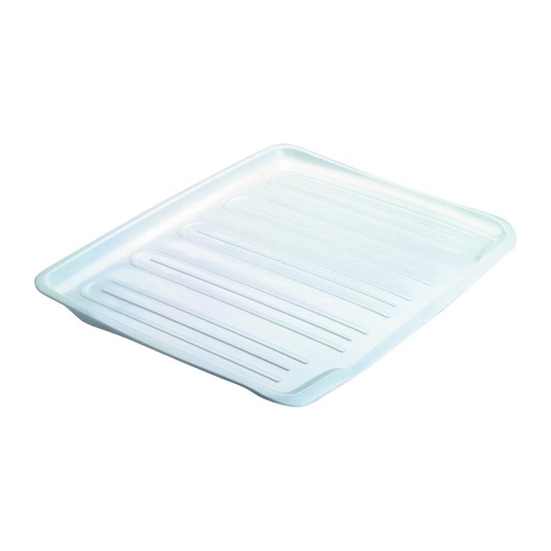 Rubbermaid 1182-MA-WHT Dish Drainer Tray, Plastic