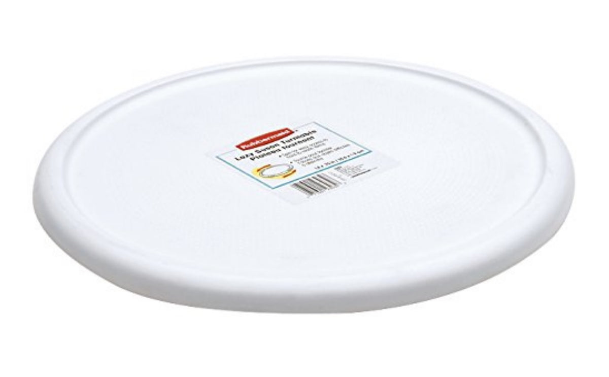 Rubbermaid 2303-RD WHT Turntable,White,14" x 3/4"