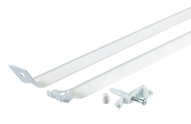 Rubbermaid 3R03-00-WHT Support Brace/Wall Anchor, 16", White