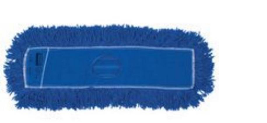 Rubbermaid J35200BL00 Synthetic Dust Mop Heads, 18" x 5", Blue