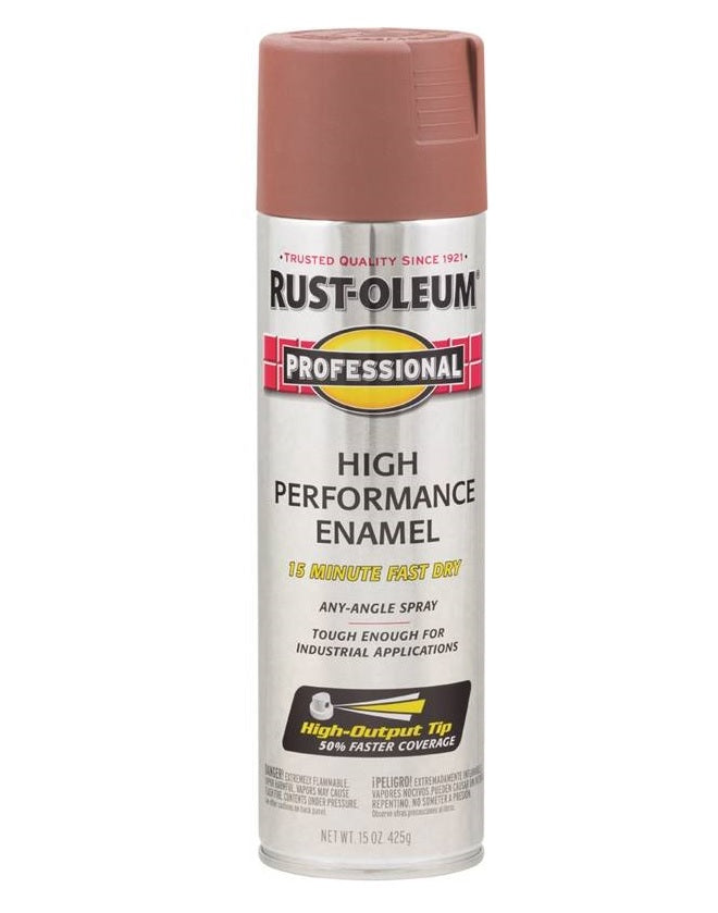 Rust-Oleum 7569-838 High Performance Spray Enamel, Red, 15 Oz